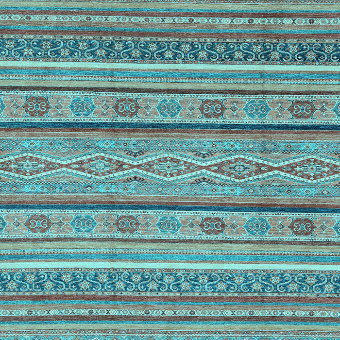 Machine Washable Abstract Light Blue Modern Rug, wshabs2611lblu
