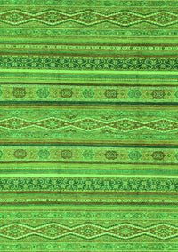 Abstract Green Modern Rug, abs2611grn