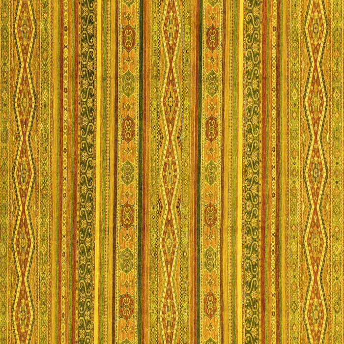 Square Machine Washable Abstract Yellow Modern Rug, wshabs2611yw