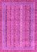 Machine Washable Abstract Pink Modern Rug, wshabs2612pnk