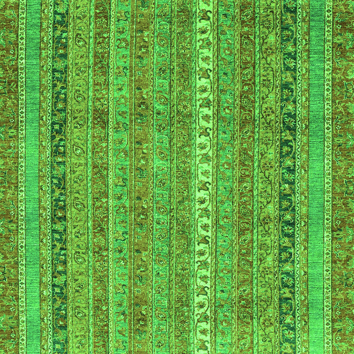 Machine Washable Abstract Green Modern Area Rugs, wshabs2612grn