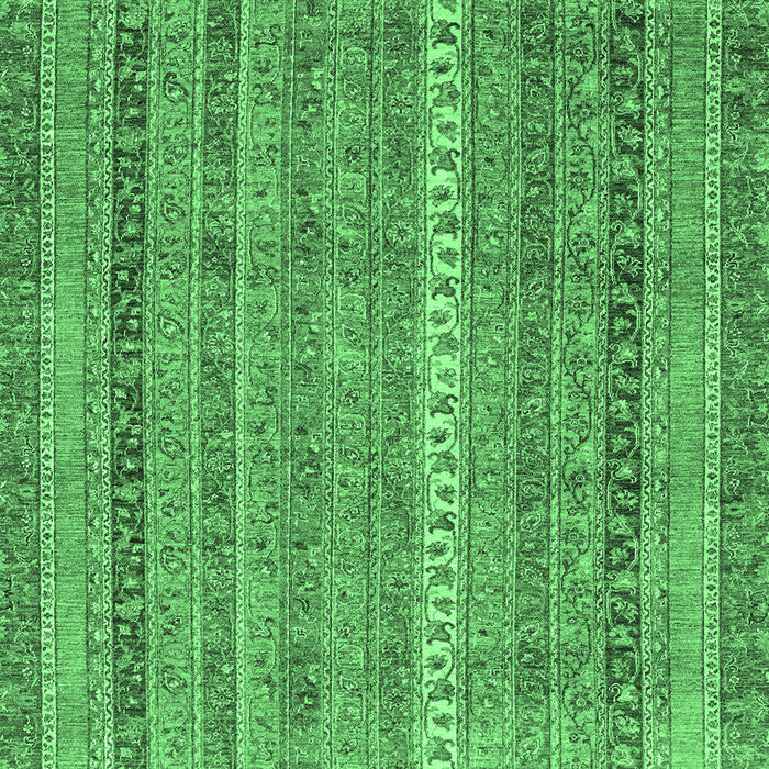 Machine Washable Abstract Emerald Green Modern Area Rugs, wshabs2612emgrn
