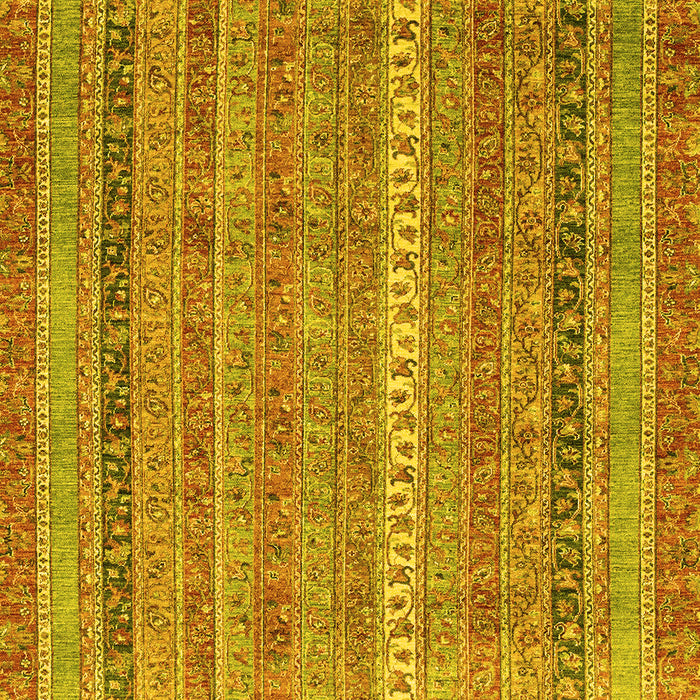 Abstract Yellow Modern Rug, abs2612yw