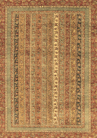 Abstract Brown Modern Rug, abs2612brn