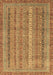 Abstract Brown Modern Rug, abs2612brn