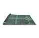 Sideview of Abstract Light Blue Modern Rug, abs2613lblu