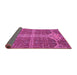 Sideview of Abstract Pink Modern Rug, abs2613pnk