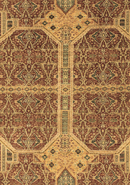 Abstract Brown Modern Rug, abs2613brn