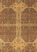 Abstract Brown Modern Rug, abs2613brn