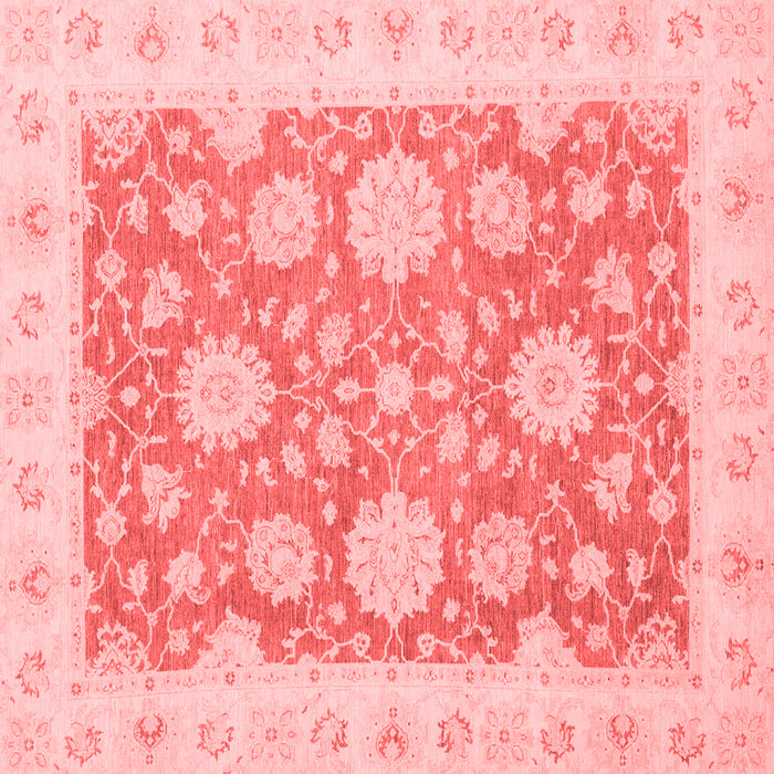 Machine Washable Oriental Red Traditional Rug, wshabs2614red