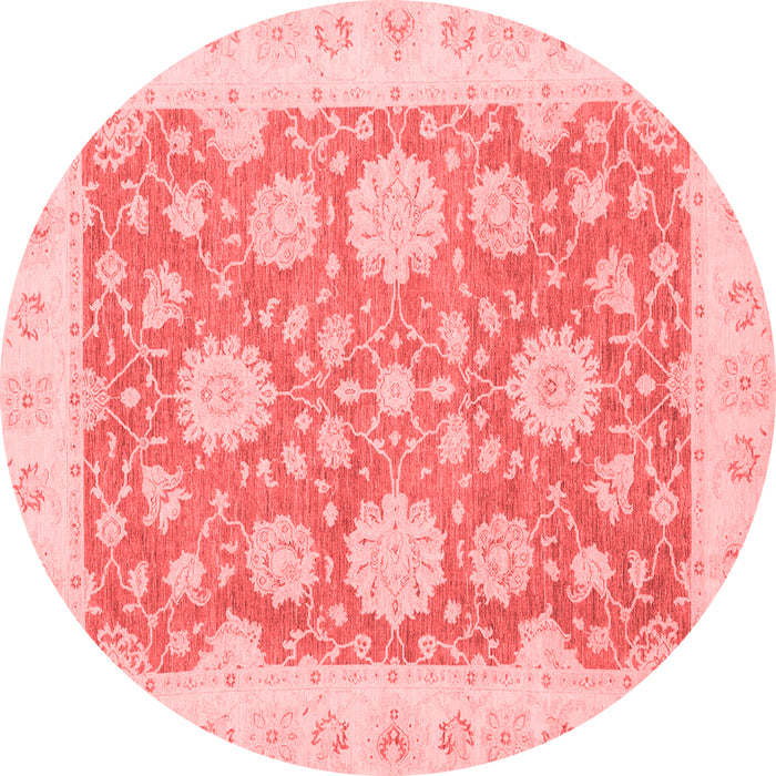 Machine Washable Oriental Red Traditional Rug, wshabs2614red
