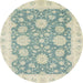 Round Machine Washable Abstract PaleGold Rug, wshabs2614