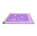 Sideview of Machine Washable Oriental Purple Traditional Area Rugs, wshabs2614pur