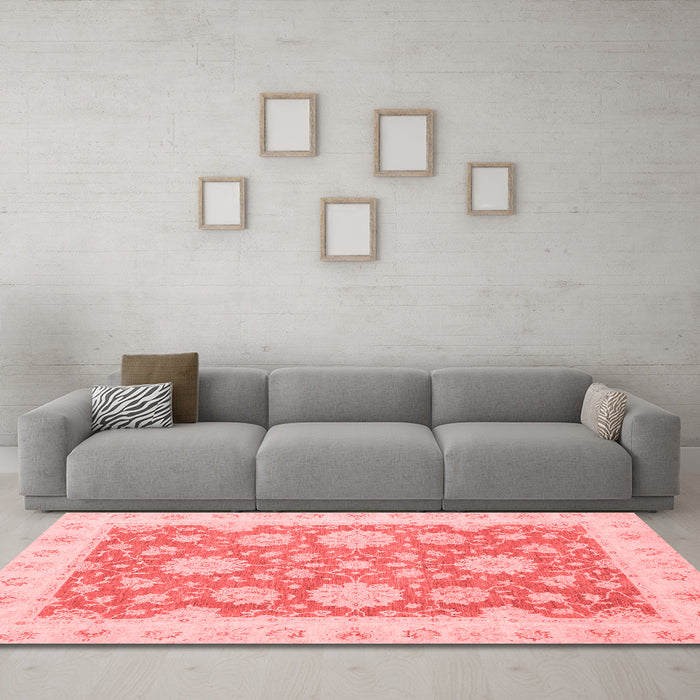 Traditional Red Washable Rugs