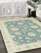 Machine Washable Abstract PaleGold Rug in a Family Room, wshabs2614