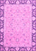 Machine Washable Oriental Pink Traditional Rug, wshabs2615pnk