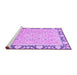 Sideview of Machine Washable Oriental Purple Traditional Area Rugs, wshabs2615pur