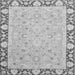 Square Oriental Gray Traditional Rug, abs2615gry