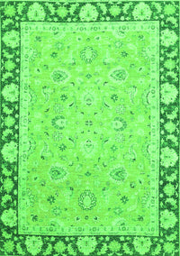 Oriental Green Traditional Rug, abs2615grn