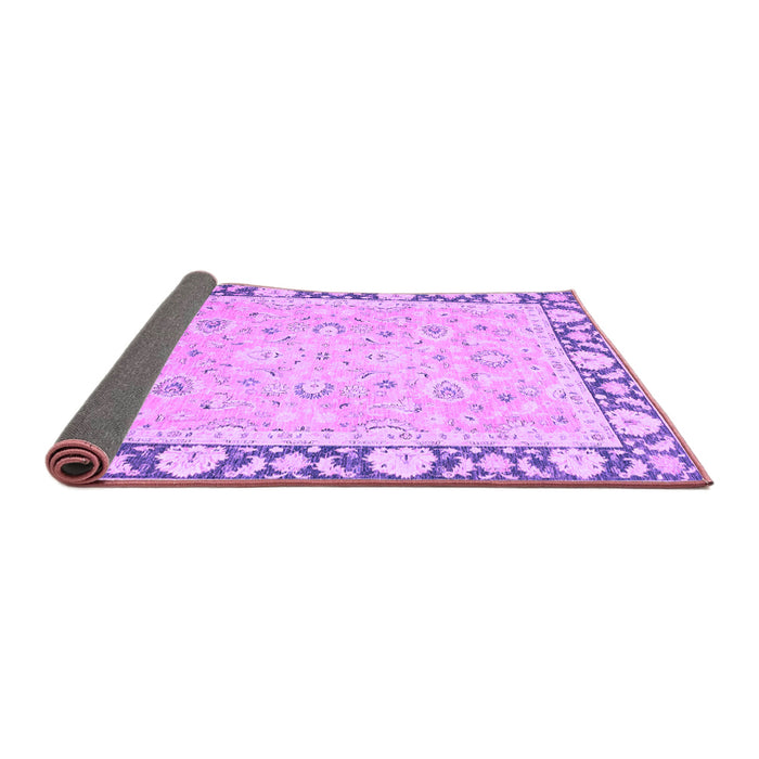 Sideview of Oriental Purple Traditional Rug, abs2615pur