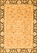 Machine Washable Oriental Orange Traditional Area Rugs, wshabs2615org