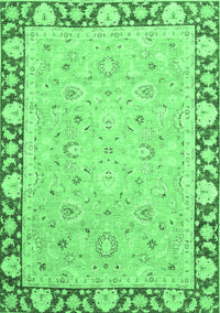 Oriental Emerald Green Traditional Rug, abs2615emgrn