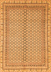 Abstract Orange Modern Rug, abs2616org