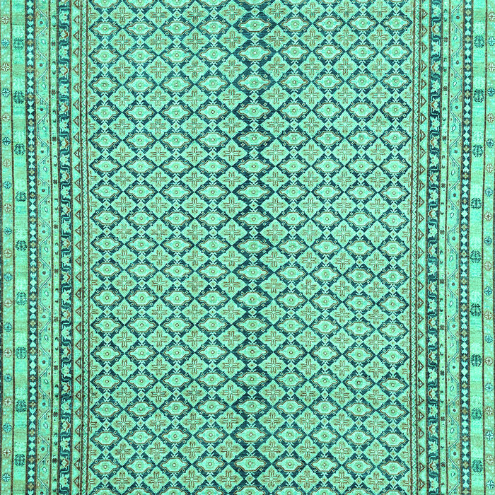 Machine Washable Abstract Turquoise Modern Area Rugs, wshabs2616turq