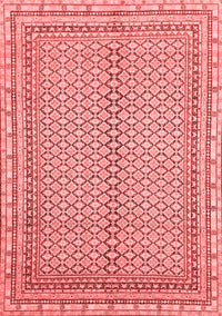 Abstract Red Modern Rug, abs2616red