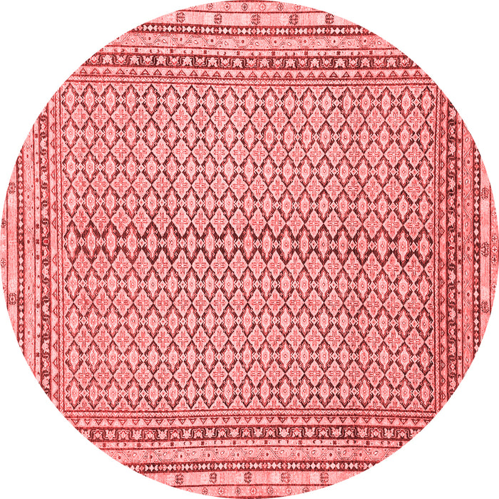Machine Washable Abstract Red Modern Rug, wshabs2616red