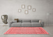 Modern Red Washable Rugs