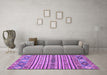 Machine Washable Abstract Purple Modern Area Rugs in a Living Room, wshabs2617pur