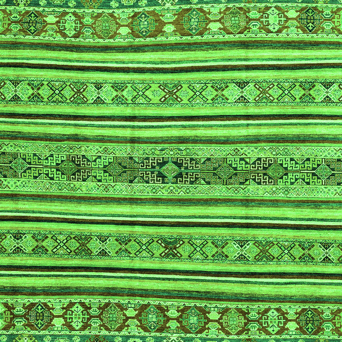 Machine Washable Abstract Green Modern Area Rugs, wshabs2617grn