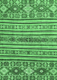 Abstract Emerald Green Modern Rug, abs2617emgrn