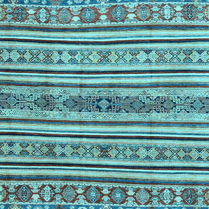 Machine Washable Abstract Light Blue Modern Rug, wshabs2617lblu