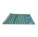 Sideview of Machine Washable Abstract Light Blue Modern Rug, wshabs2617lblu