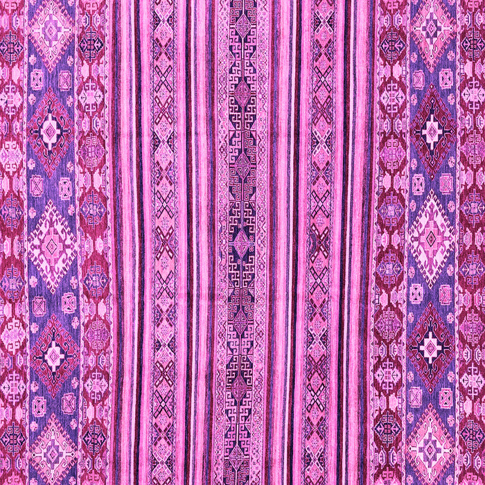 Square Machine Washable Abstract Pink Modern Rug, wshabs2617pnk