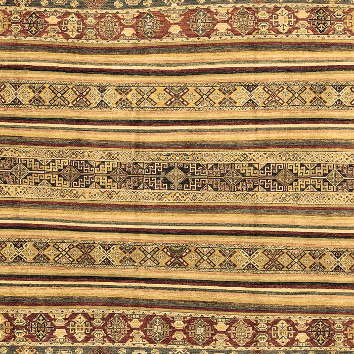 Machine Washable Abstract Brown Modern Rug, wshabs2617brn