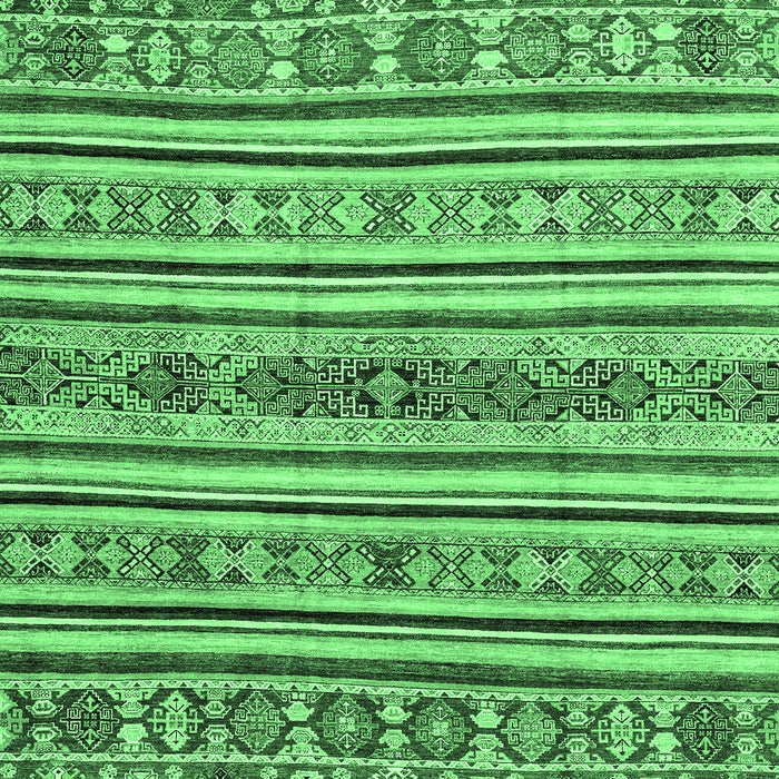 Machine Washable Abstract Emerald Green Modern Area Rugs, wshabs2617emgrn