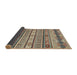 Sideview of Abstract Brown Modern Rug, abs2618