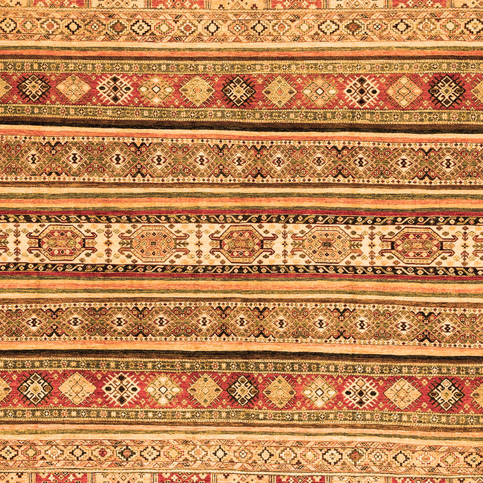 Machine Washable Abstract Orange Modern Area Rugs, wshabs2618org
