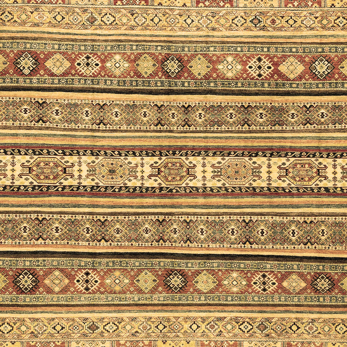 Machine Washable Abstract Brown Modern Rug, wshabs2618brn