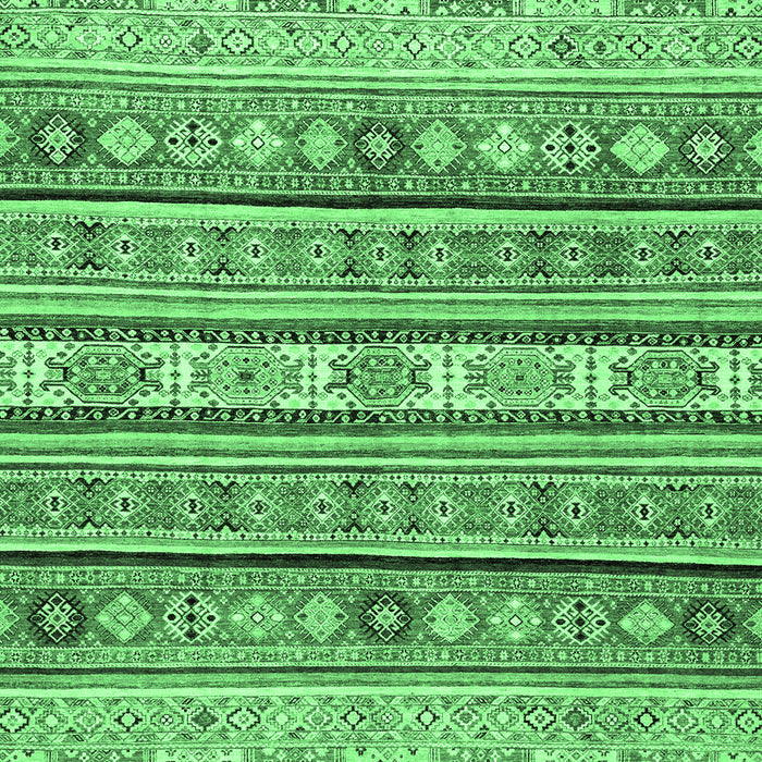 Machine Washable Abstract Emerald Green Modern Area Rugs, wshabs2618emgrn