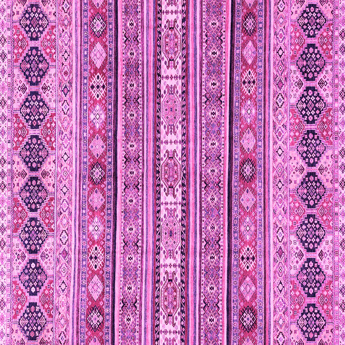 Square Abstract Pink Modern Rug, abs2618pnk