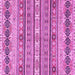 Square Abstract Pink Modern Rug, abs2618pnk