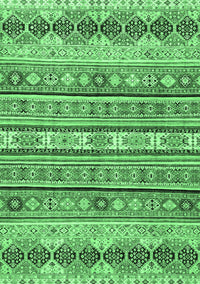 Abstract Emerald Green Modern Rug, abs2618emgrn