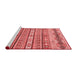 Modern Red Washable Rugs