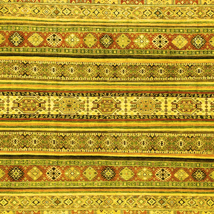 Machine Washable Abstract Yellow Modern Rug, wshabs2618yw