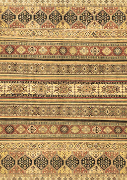 Abstract Brown Modern Rug, abs2618brn