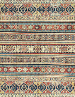 Machine Washable Abstract Brown Rug, wshabs2618